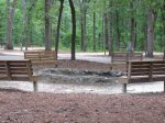 Barnwell State Park, South Carolina, United States. Central Firepit