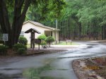 Colleton State Park, South Carolina, United States. Colleton Ranger Station from entrance