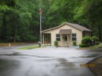 Colleton State Park, South Carolina, United States. Colleton ranger station from campground