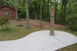 Colleton State Park, South Carolina, United States. Outdoor shower at beach area