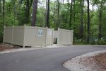 Colleton State Park, South Carolina, United States. Recycle station