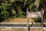 Click to enlarge Francis Marion National Forest, South Carolina, United States. The Palmetto Trail traverses the state of South Carolina. The eastern most portion of the trail located in the Francis Marion Forest.
