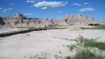 Click to enlarge Badlands National Park, South Dakota, United States. Fossil trail.