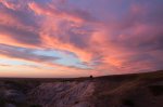 Click to enlarge Badlands National Park, South Dakota, United States. Sunset at Badlands NP