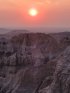 Click to enlarge Badlands National Park, South Dakota, United States. Sunset at Sage Creek Basin Overlook, Badlands NP