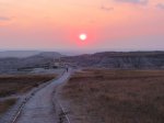 Click to enlarge Badlands National Park, South Dakota, United States. Sunset at Sage Creek Basin Overlook, Badlands NP
