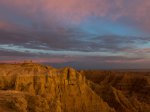 Click to enlarge Badlands National Park, South Dakota, United States. View to an observation point of Pinnacle overlook