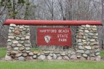 Click to enlarge Hartford Beach State Park, South Dakota, United States. Hartford Beach State Park sign.