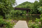 Click to enlarge Big South Fork National River and Rec Area, Tennessee, United States. Canoe/raft launch at Leatherwood Ford.