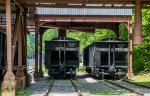 Click to enlarge Big South Fork National River and Rec Area, Tennessee, United States. Train cars at mining camp in Big South Fork.