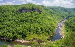 Click to enlarge Big South Fork National River and Rec Area, Tennessee, United States. West Rim Overlook