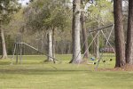 Double Bayou County Park, Texas, United States. Playground equipment
