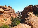 Click to enlarge Arches National Park, Utah, United States. Primitive trail hike