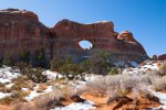 Click to enlarge Arches National Park, Utah, United States. Tunnel Arch in Arches National Park, Utah, USA