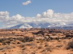 Click to enlarge Arches National Park, Utah, United States. View to mt.Waas