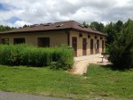 Belle Isle State Park, Virginia, United States. BISP Bath House, shower side of building