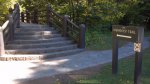 Click to enlarge Copper Falls State Park, Wisconsin, United States. Bridge leading to the Doughboys