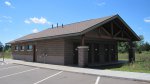 Click to enlarge Willow River State Park, Wisconsin, United States. Restrooms and showers in the 100 Campground.