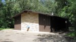Click to enlarge Willow River State Park, Wisconsin, United States. Showers and restrooms in the 300 Campground.