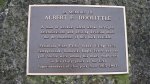 Click to enlarge Peninsula State Park, Wisconsin, United States. A plaque in memory of Albert E. Doolittle. He was the Peninsula State Park superintendant for 30 years.