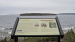 Click to enlarge Peninsula State Park, Wisconsin, United States. Horseshoe Island and a sign that talks about it.