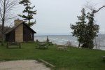 Click to enlarge Peninsula State Park, Wisconsin, United States. Picnic area by the Eagle Bluff Lighthouse.