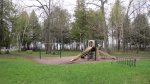 Click to enlarge Peninsula State Park, Wisconsin, United States. Playground in the Tennison Bay campground.
