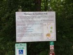 Click to enlarge Peninsula State Park, Wisconsin, United States. Sentinel Trail sign