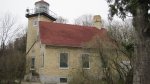 Click to enlarge Peninsula State Park, Wisconsin, United States. Side view of the Eagle Bluff Lighthouse.