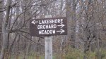 Click to enlarge Peninsula State Park, Wisconsin, United States. Sign with directions.