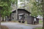 Click to enlarge Potawatomi State Park, Wisconsin, United States. Shelter on Sturgeon lake just outside of the campgrounds.