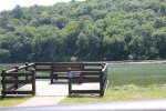 Click to enlarge Governor Dodge State Park, Wisconsin, United States. Fishing pier.