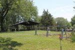 Click to enlarge Governor Dodge State Park, Wisconsin, United States. Picnic shelter and swing set in the background.