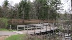 Click to enlarge Hartman Creek State Park, Wisconsin, United States. Fishing dock on Allen Lake.
