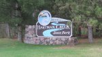 Click to enlarge Hartman Creek State Park, Wisconsin, United States. Park entrance sign.