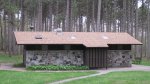 Click to enlarge Hartman Creek State Park, Wisconsin, United States. Restroom building near site 944.