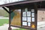 Click to enlarge High Cliff State Park, Wisconsin, United States. Bulletin board.