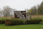 Click to enlarge High Cliff State Park, Wisconsin, United States. Park entrance sign.