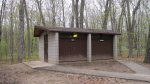 Click to enlarge High Cliff State Park, Wisconsin, United States. Restrooms near site 35.