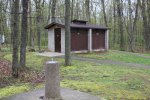 Click to enlarge High Cliff State Park, Wisconsin, United States. Restrooms near site #59.