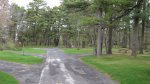 Kohler-Andrae State Park, Wisconsin, United States. An overview shot of the campground.