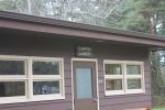 Kohler-Andrae State Park, Wisconsin, United States. Laundry facility located in the campground.