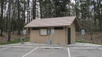 Kohler-Andrae State Park, Wisconsin, United States. Restroom building near site 212.