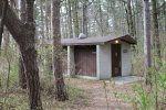 Kohler-Andrae State Park, Wisconsin, United States. Restroom building near site 87.