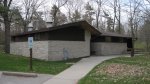 Kohler-Andrae State Park, Wisconsin, United States. Showers and restrooms near site 60.