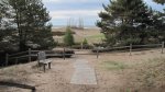 Click to enlarge Point Beach State Forest, Wisconsin, United States. Boardwalk and bench near the beach.
