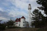 Click to enlarge Point Beach State Forest, Wisconsin, United States. Rawley Point Lighthouse.