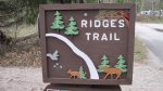 Click to enlarge Point Beach State Forest, Wisconsin, United States. Ridges Trail sign.