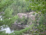 Click to enlarge Old man of the Dalles looking over the St. Croix river.