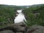 Click to enlarge View from hiking trail overlooking the river.